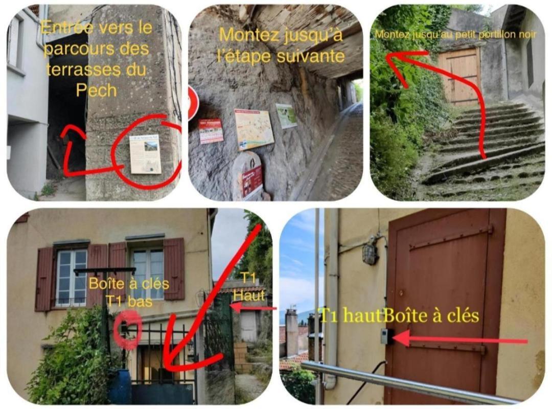Hebergements Entiers Two Homes T1 Bas Or T1 Haut -Aux Terrasses Du Pech Foix Zewnętrze zdjęcie